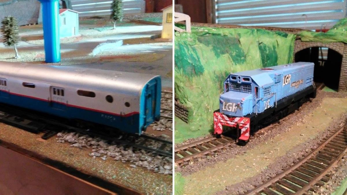 Modelos a escala del Museo Ferroviario de Haedo.