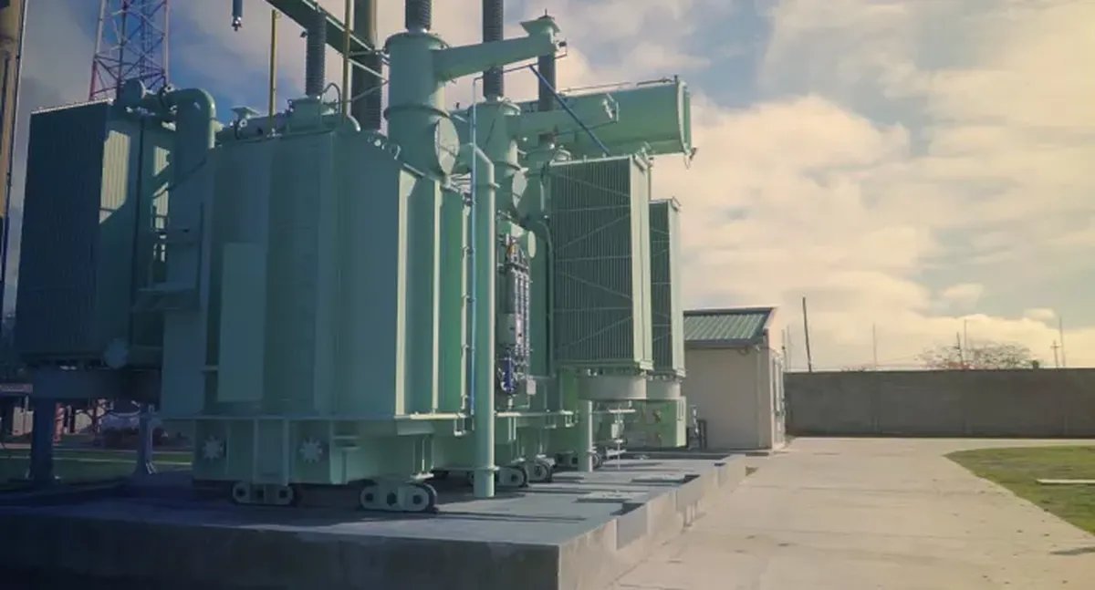 La subestaci&oacute;n de Pontevedra.