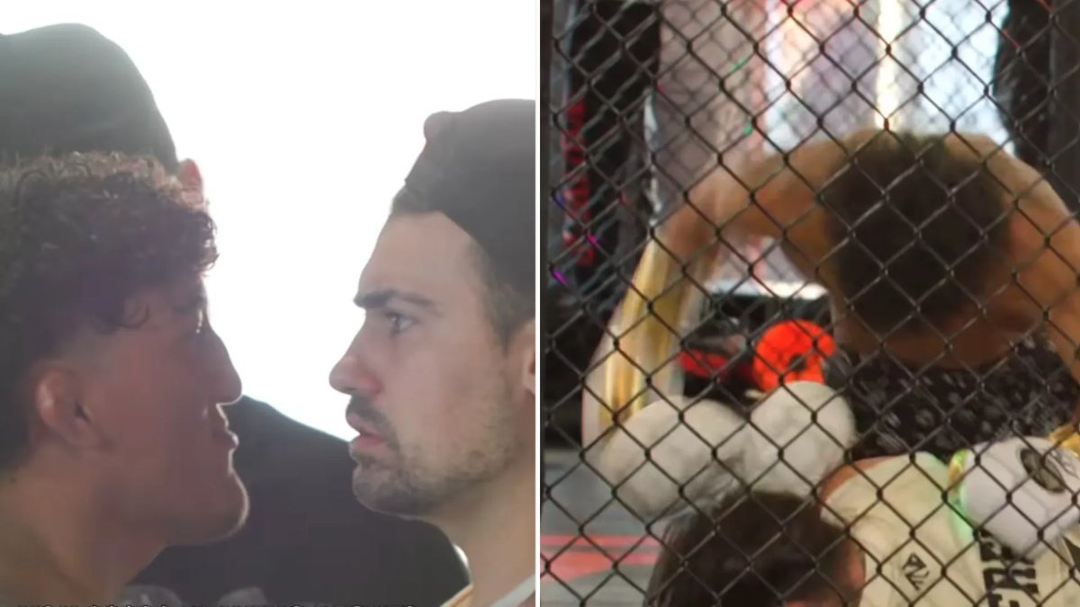 Una estrella de UFC respondi&oacute; a una provocaci&oacute;n de un youtuber con una sumisi&oacute;n. Foto: Captura.