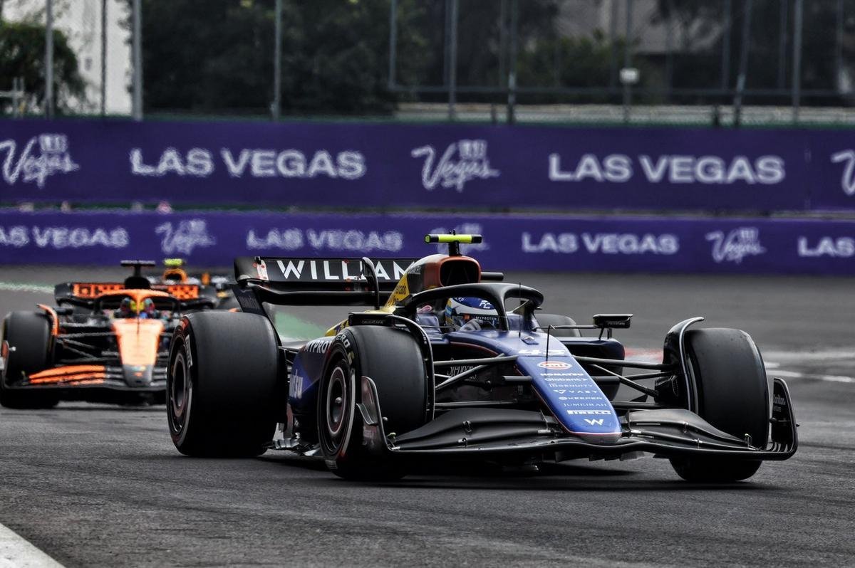 El piloto de la F&oacute;rmula 1, Franco Colapinto, correr&aacute; en el Gran Premio de Las Vegas. Foto: Williams Racing.