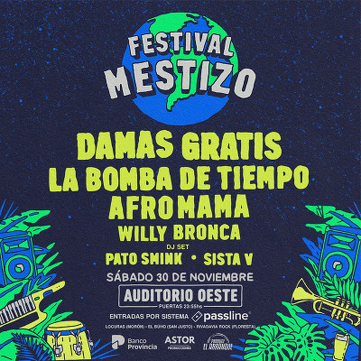 La Bomba de Tiempo adelant&oacute; c&oacute;mo se viene el Festival Mestizo en el Auditorio Oeste.