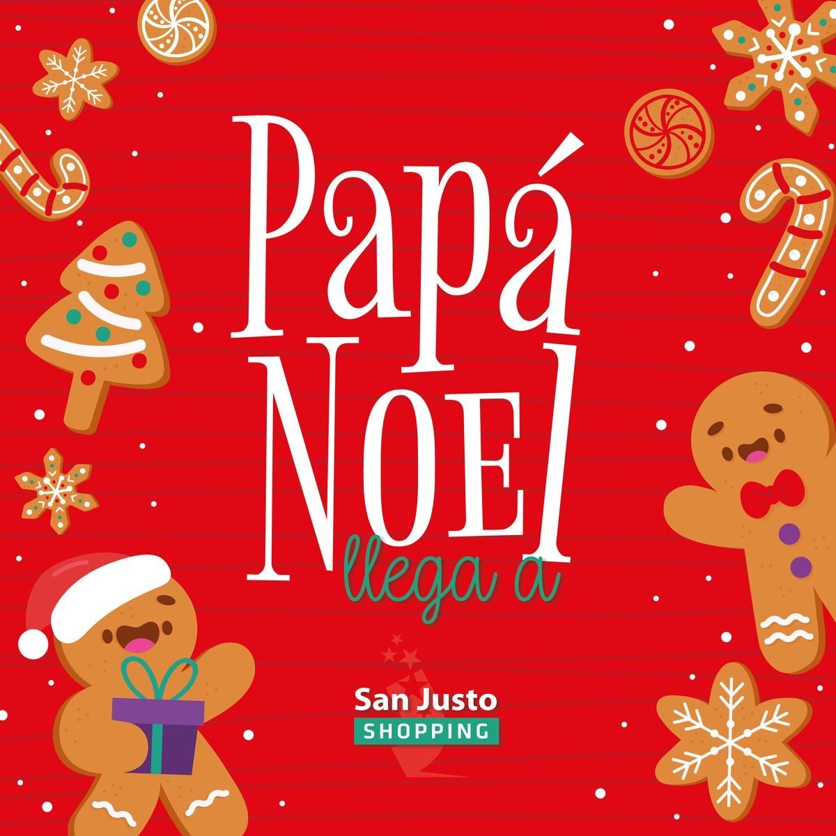 La navidad llega al San Justo Shopping.