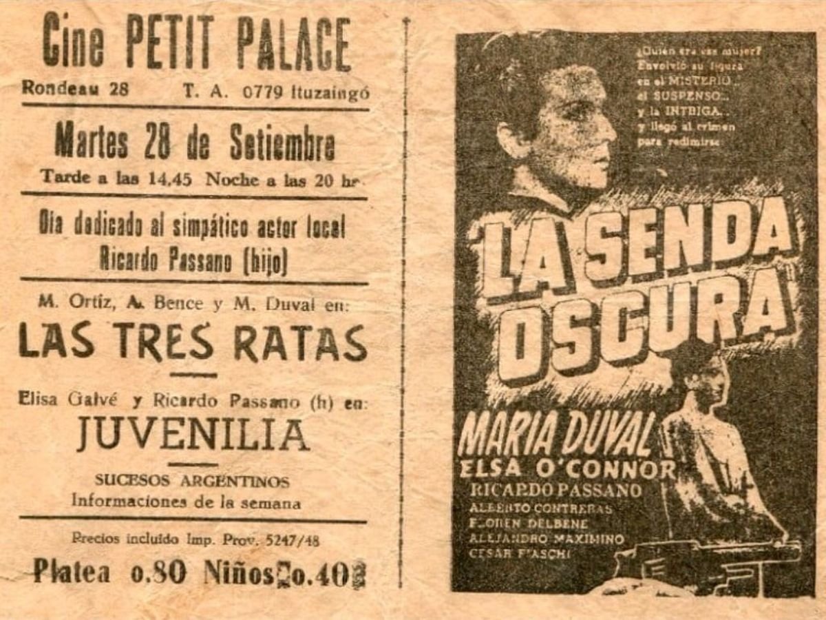 La historia del cine Petit Palace de Ituzaing&oacute; que en 1962 cerr&oacute; sus puertas.