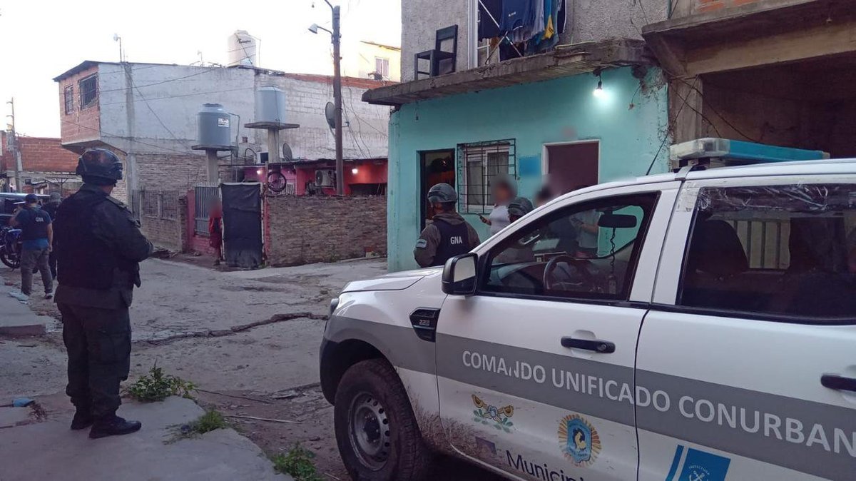 La zona de Villa Celina donde ocurri&oacute; uno de los allanamientos.