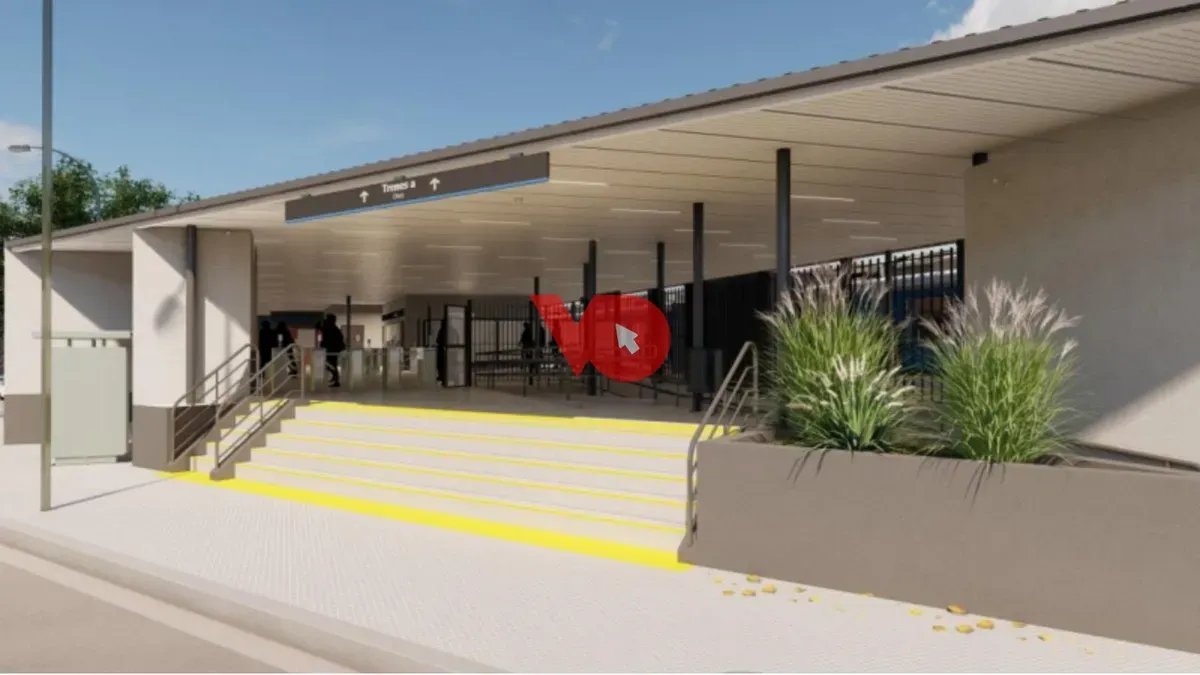 As&iacute; quedar&iacute;a el and&eacute;n norte de la estaci&oacute;n Mor&oacute;n.