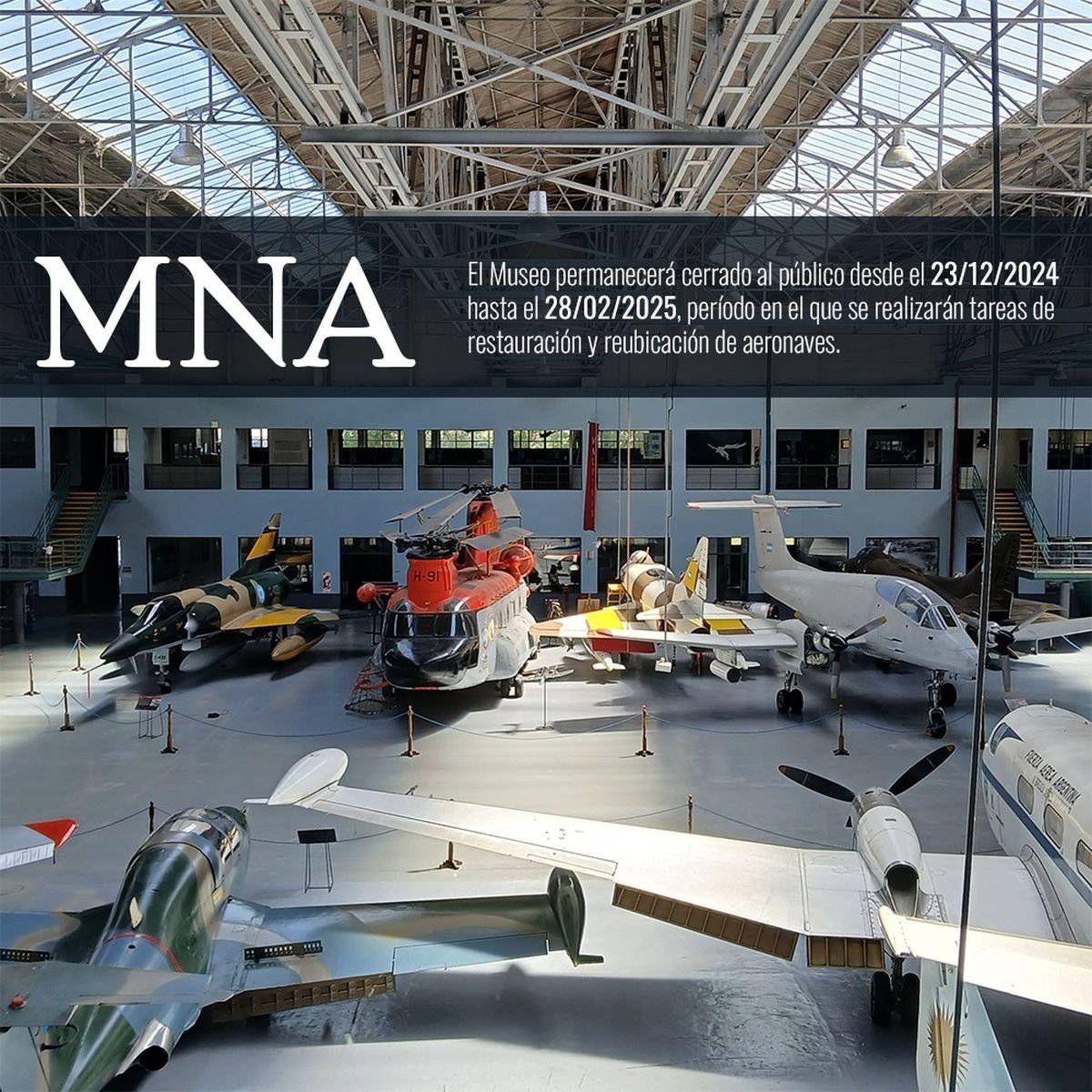 El Museo Aeron&aacute;utico de Mor&oacute;n abre sus puertas por &uacute;ltima vez este 2024.