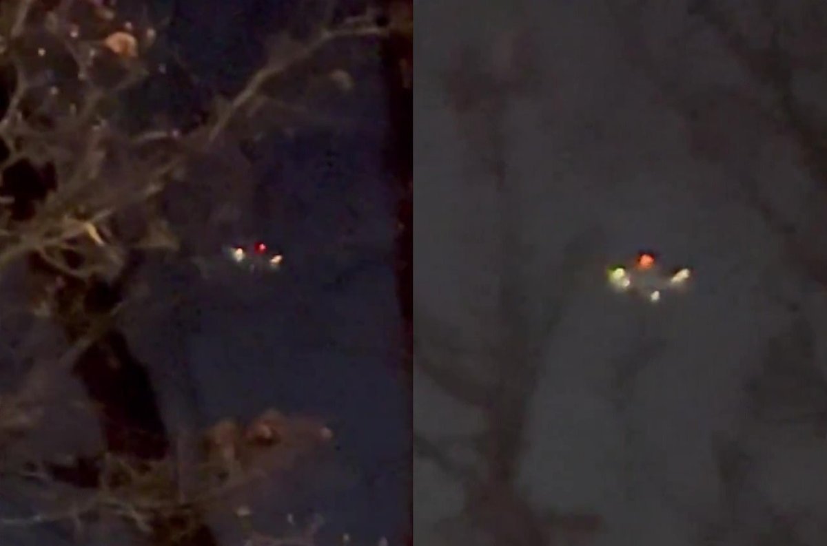 Avistamientos de un posible OVNI en Estados Unidos que generan preocupaci&oacute;n en el mundo. Foto: Captura.