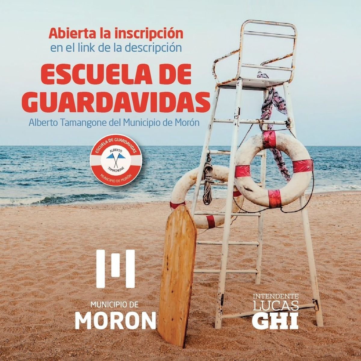 La escuela de guardavidas de Mor&oacute;n abri&oacute; sus inscripciones.