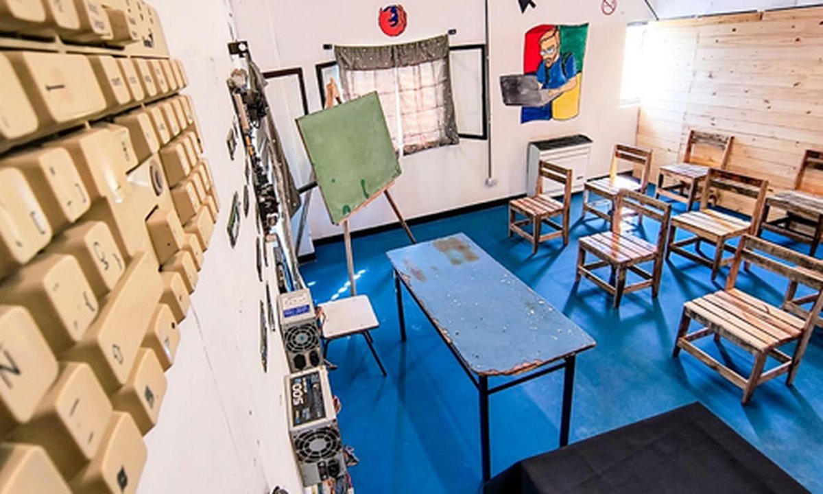 Una de las nuevas aulas inform&aacute;ticas de la c&aacute;rcel de Libertad.