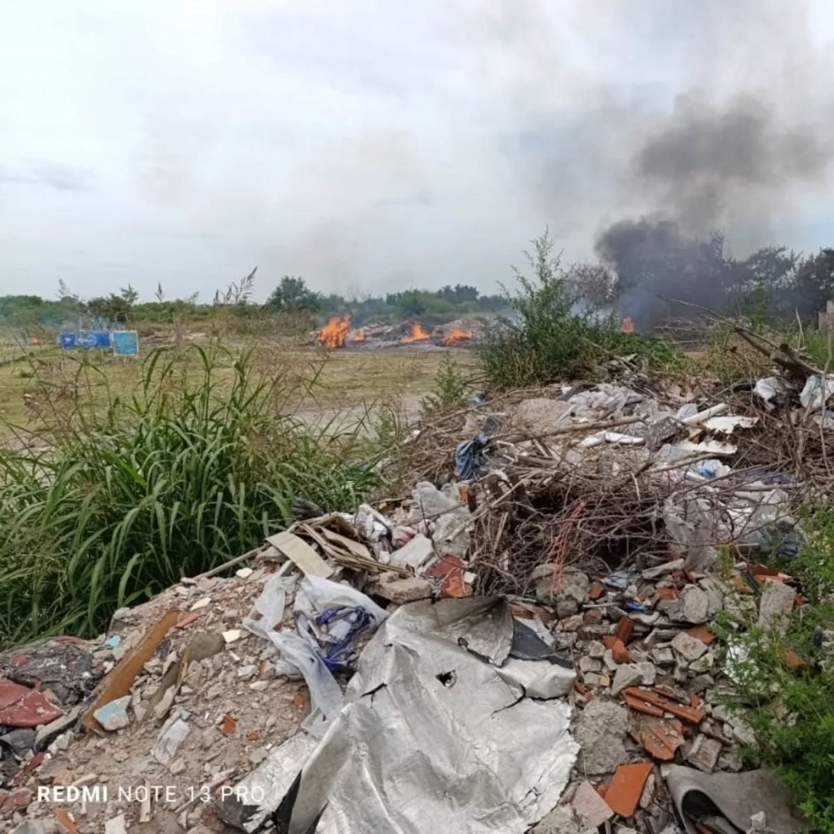 Incendio de la reserva fines de diciembre 2024.