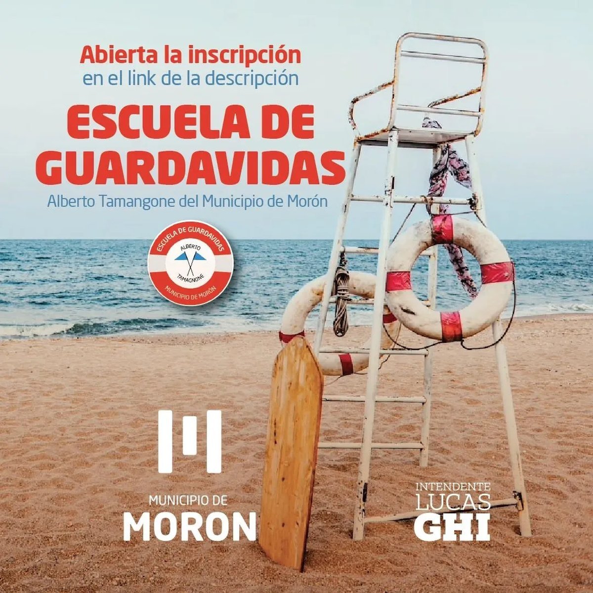 Contin&uacute;a la preinscripci&oacute;n para la Escuela de Guardavidas de Mor&oacute;n.