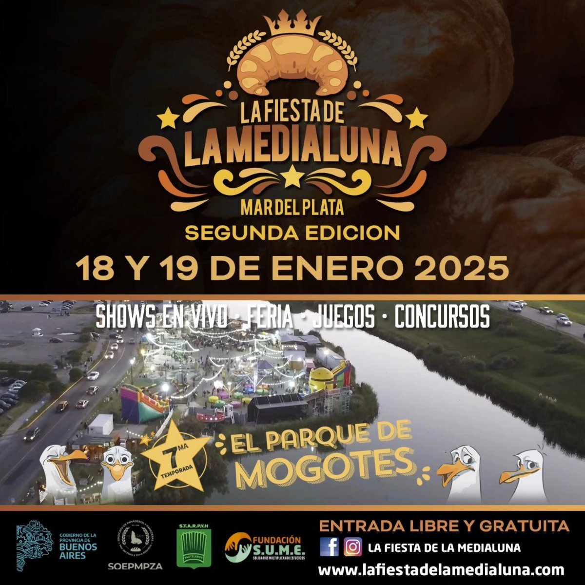 Cu&aacute;ndo y d&oacute;nde se realizar&aacute; la Fiesta de la Medialuna con entrada gratuita.