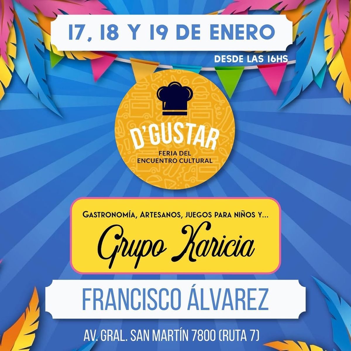 Vuelve el festival gastron&oacute;mico D'Gustar con show de Grupo Karicia.