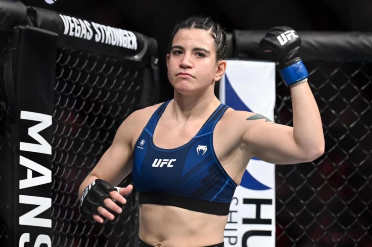 Ail&iacute;n P&eacute;rez, la peleadora argentina que participar&aacute; en el UFC 311. Foto: Conexi&oacute;n Oeste.