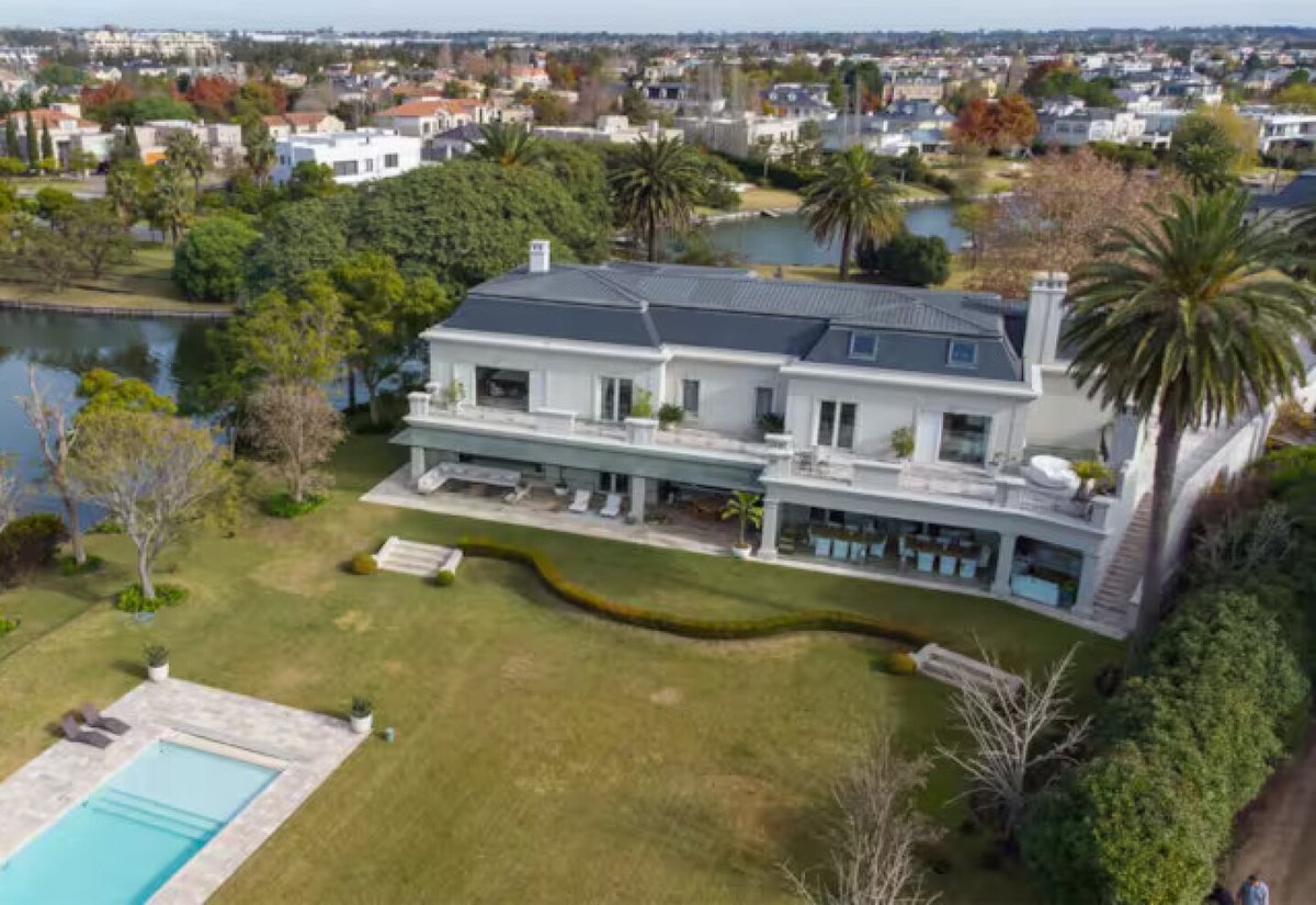 La viral mansi&oacute;n de Mauro Icardi. Foto: La Naci&oacute;n/GDA.