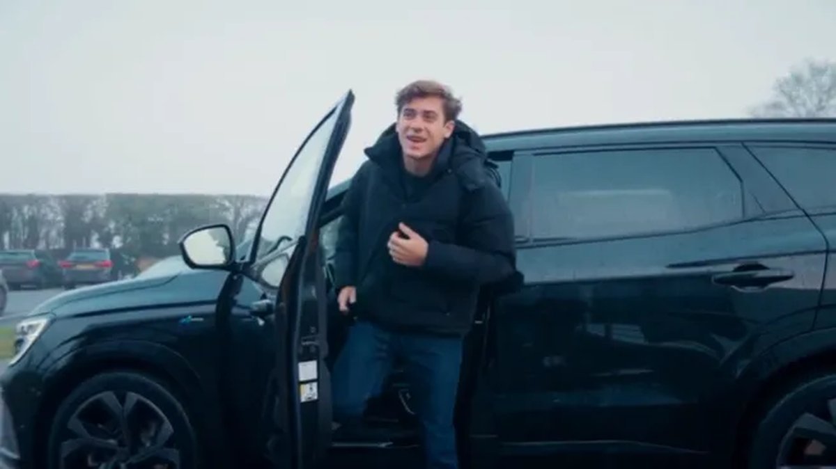 El veh&iacute;culo de Franco Colapinto. Foto: Captura.