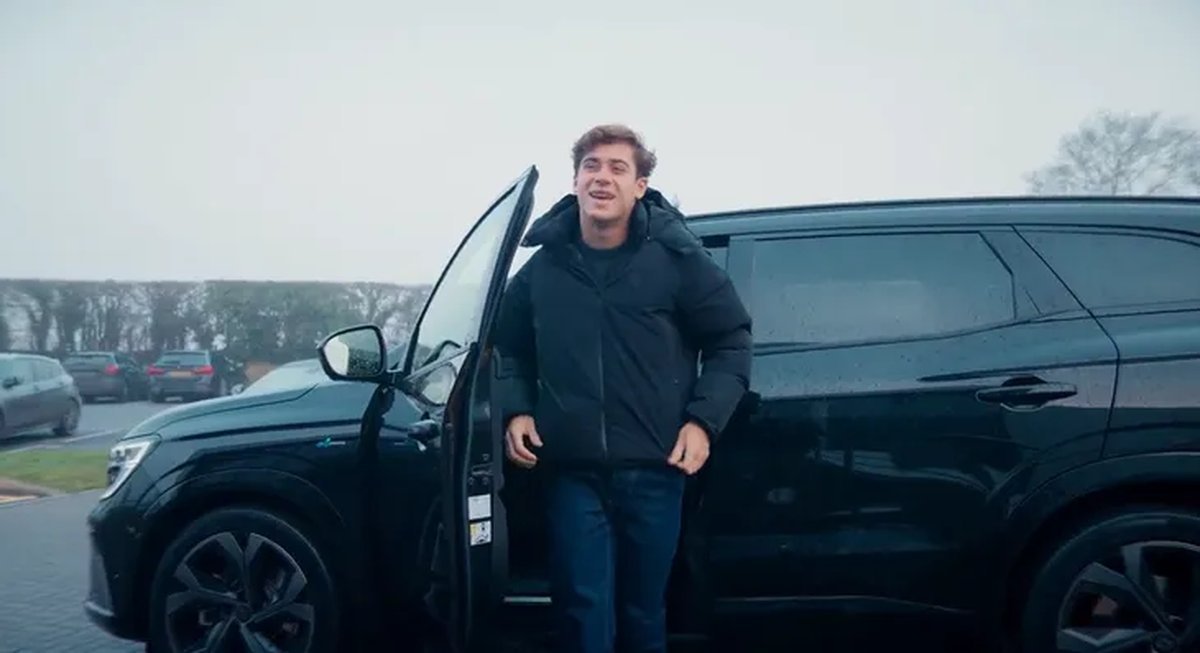 El veh&iacute;culo de Franco Colapinto. Foto: Captura.