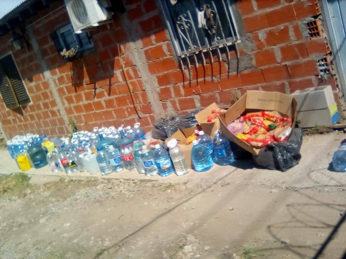 Una de las donaciones recibidas en el Refugio Las Renatas de Virrey del Pino.