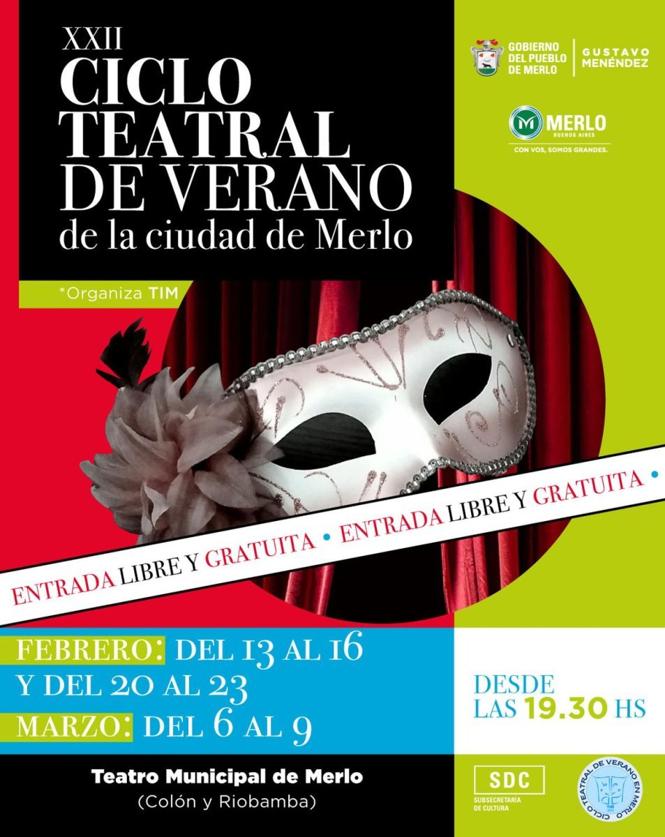 Arranca el Festival de Teatro Independiente en Merlo.