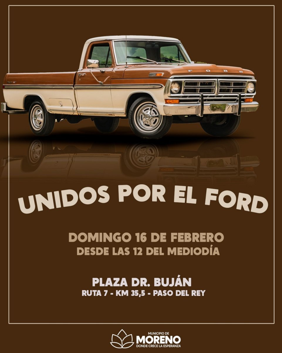 Unidos por el Ford: la exposici&oacute;n m&aacute;s grande de autos llega a Moreno.