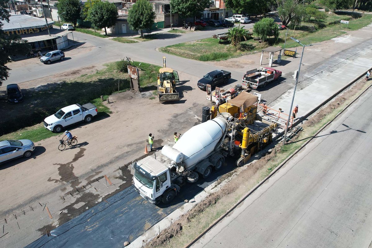Las obras de ampliaci&oacute;n de la Ruta 24 en Cuartel V.