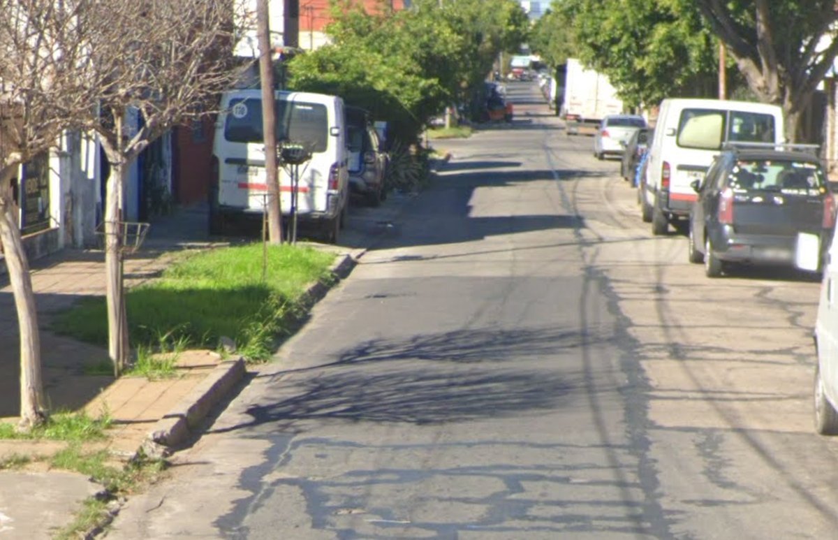 La cuadra de Ciudadela donde atraparon a los cuatro perseguidos.