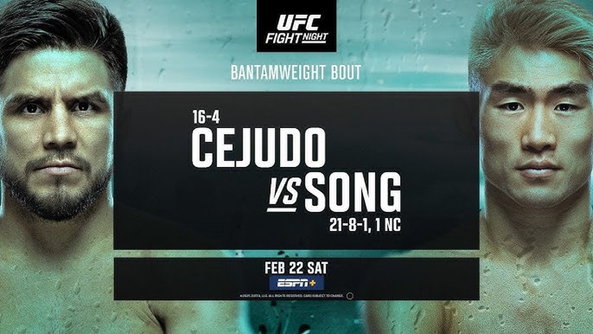 Henry Cejudo y Song Yadong protagonizar&aacute;n la pelea principal del UFC Seattle. Foto: YouTube.