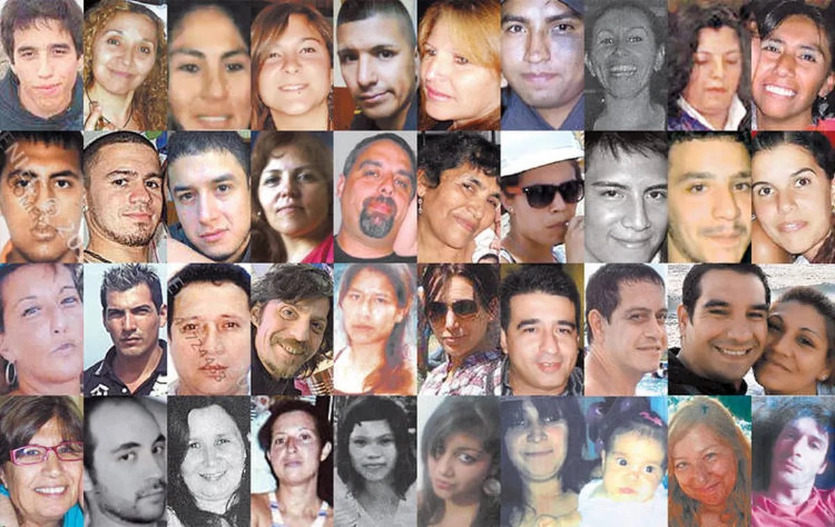 Todos los fallecidos en la Tragedia de Once.