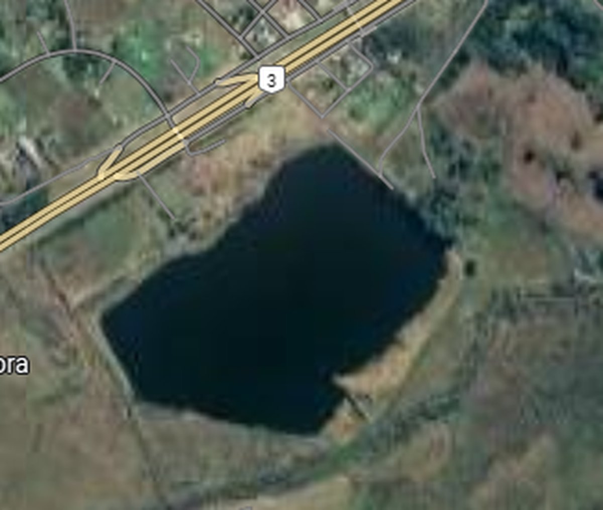 La tosquera donde encontraron al menor de Virrey del Pino muerto.