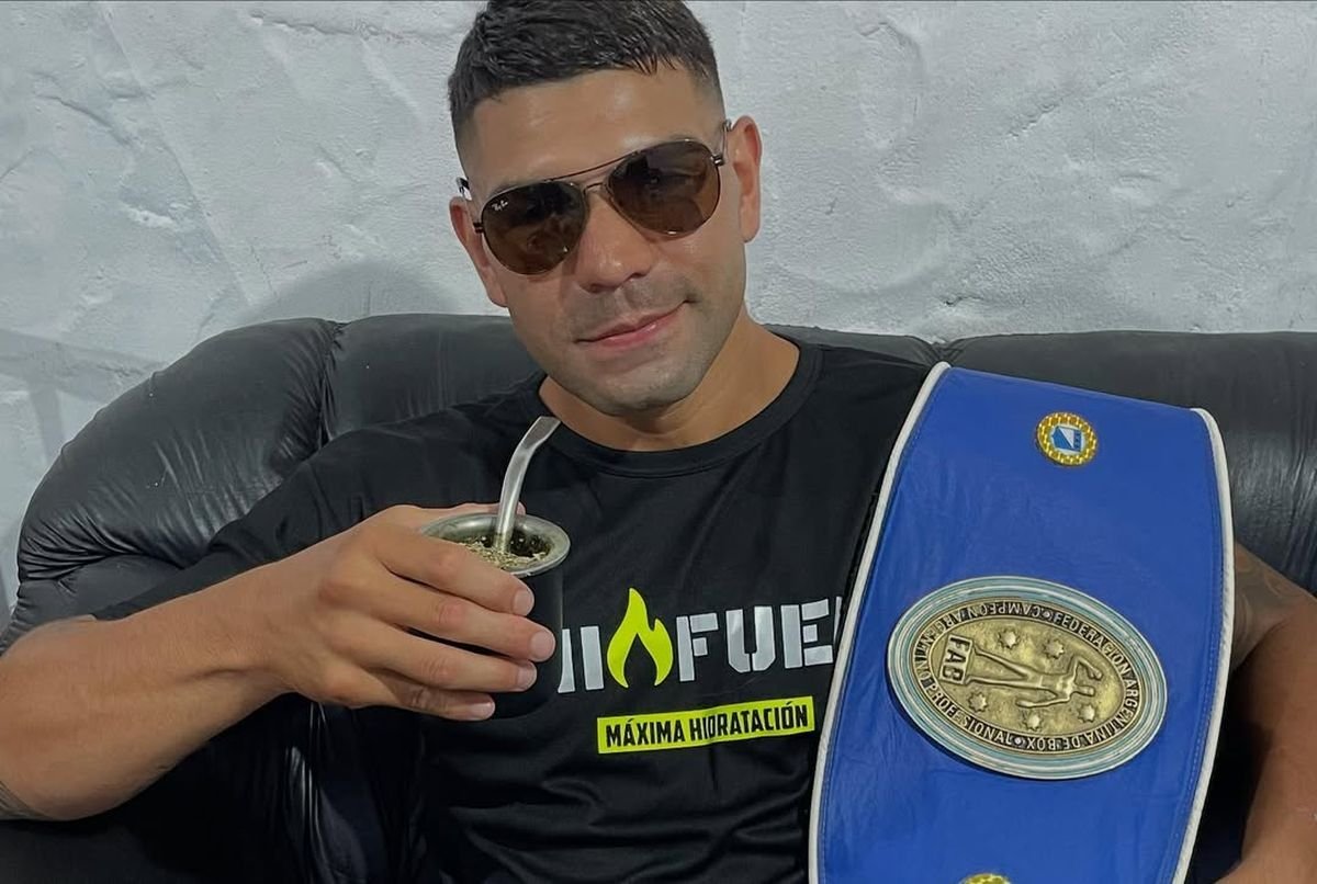 Braian Su&aacute;rez, el boxeador de Hurlingham que se consagr&oacute; campe&oacute;n argentino 2025.
