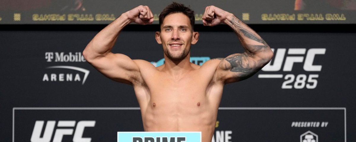 Esteban Ribovics, el argentino que pelear&aacute; en el evento de UFC Vegas 103. Foto: ESPN.