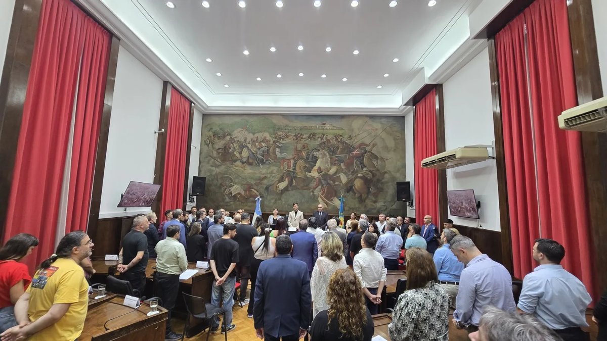 Lucas Ghi, encabez&oacute; la apertura de sesiones ordinarias del legislativo.