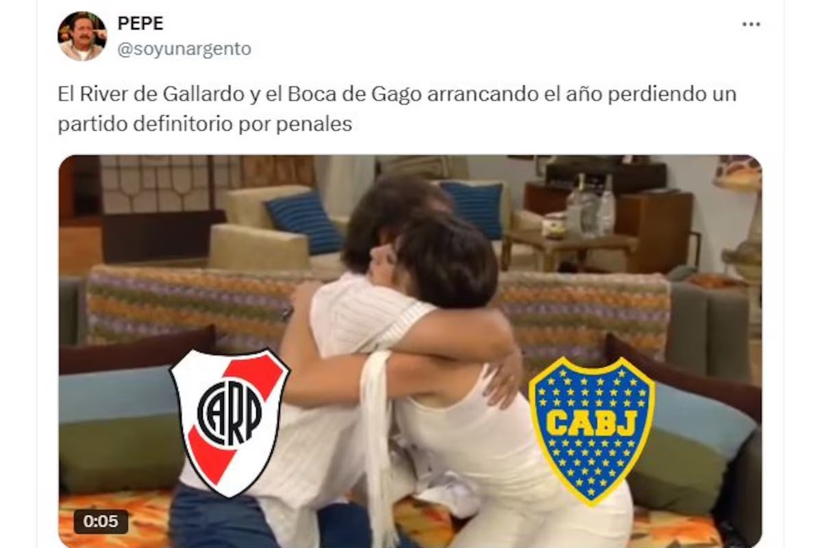 Los memes que inundaron las redes tras la derrota de River Plate. Foto: Captura.