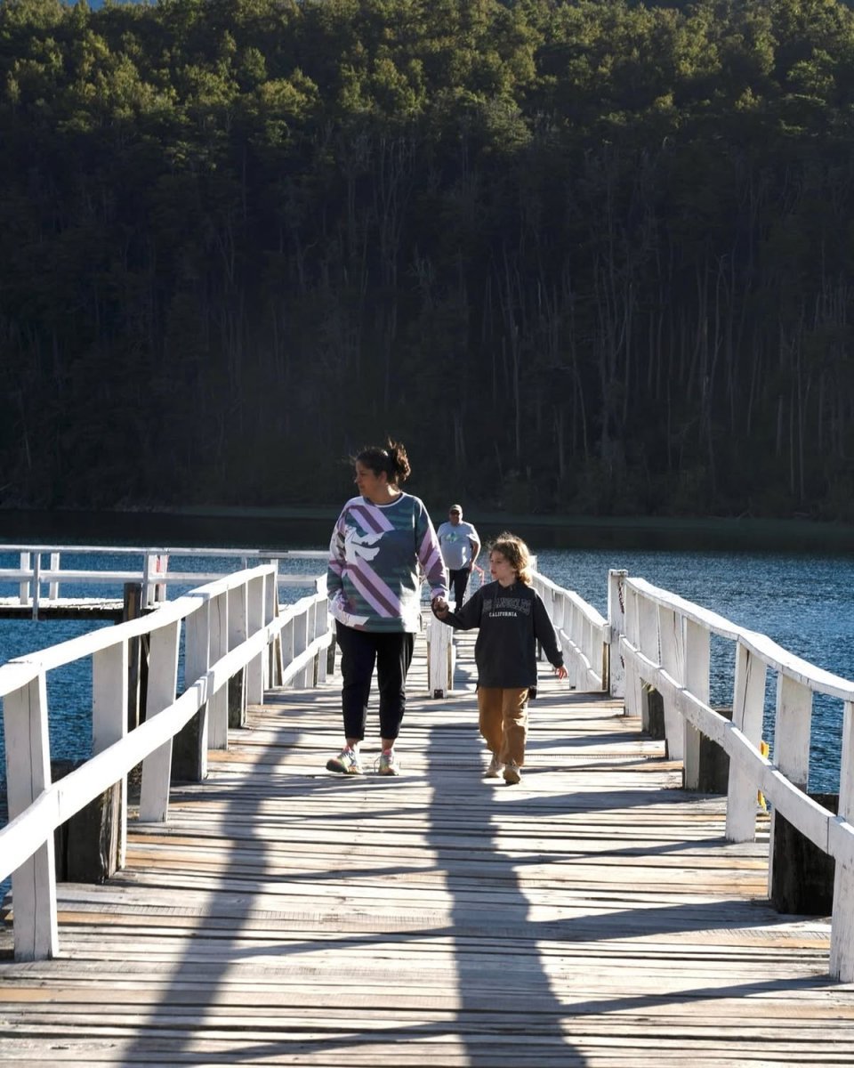 Turistas en San Mart&iacute;n de los Andes.