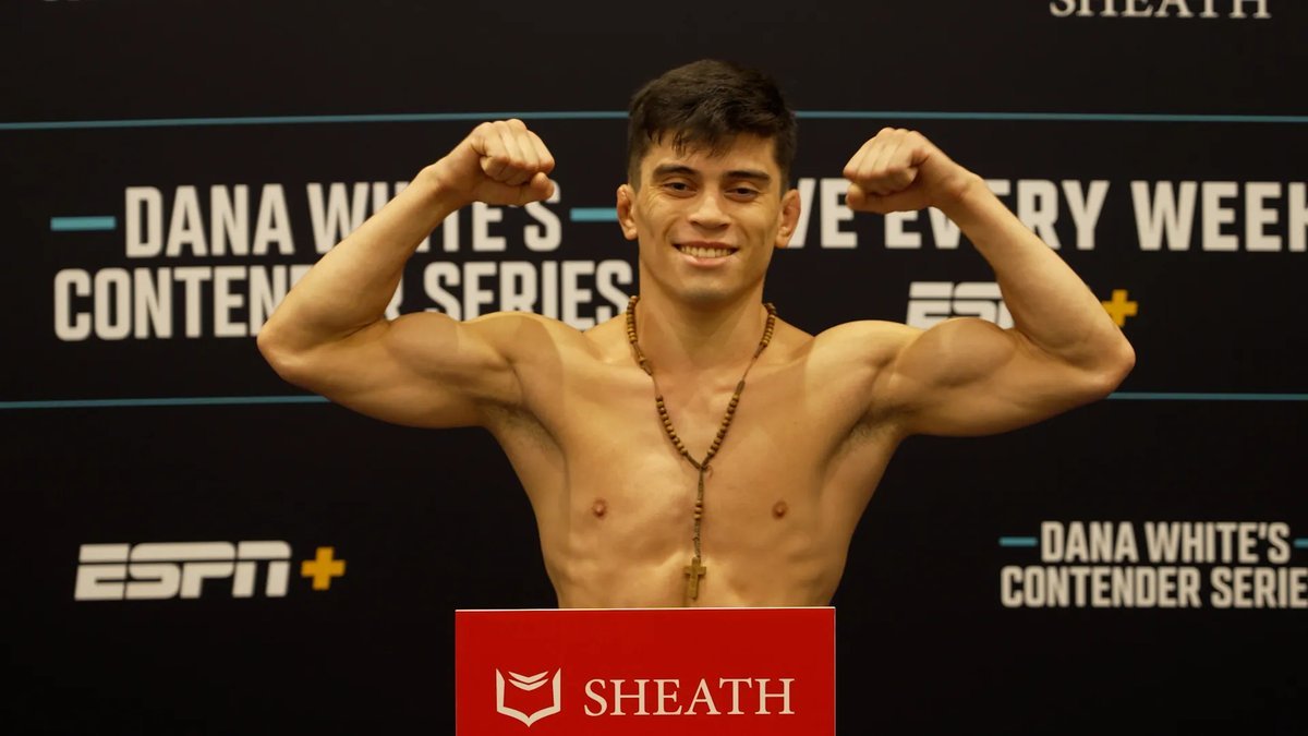 Kevin Vallejos, el peleador de Mar del Plata, Argentina, debutar&aacute; en UFC. Foto: MMA Junkie.