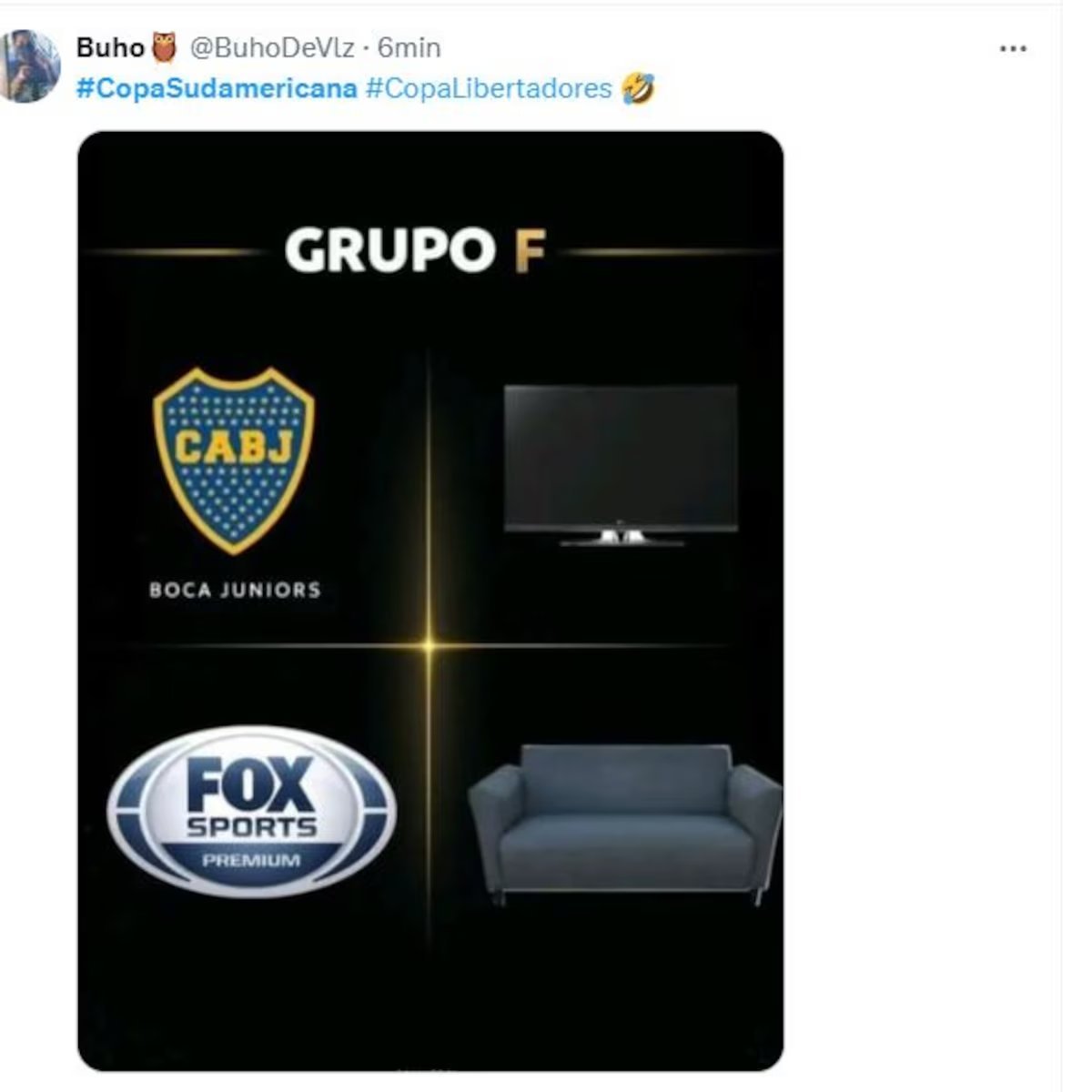 Los memes que dej&oacute; el sorteo de la Copa Libertadores. Foto: Captura.