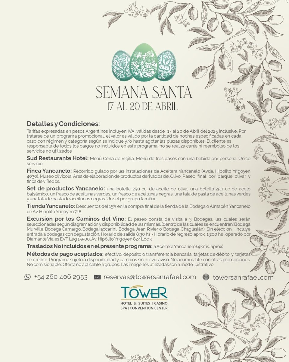 Detalles de la promoci&oacute;n de Tower Inn & Suites.