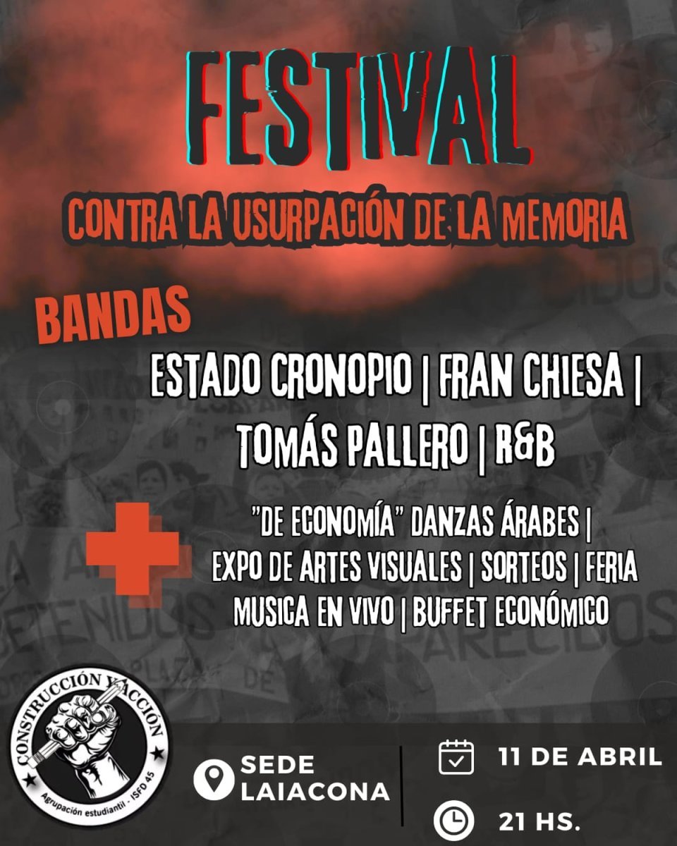 El I.S.F.D. N&deg;45 de Haedo realizar&aacute; un festival para recaudar fondos para la Instituci&oacute;n.