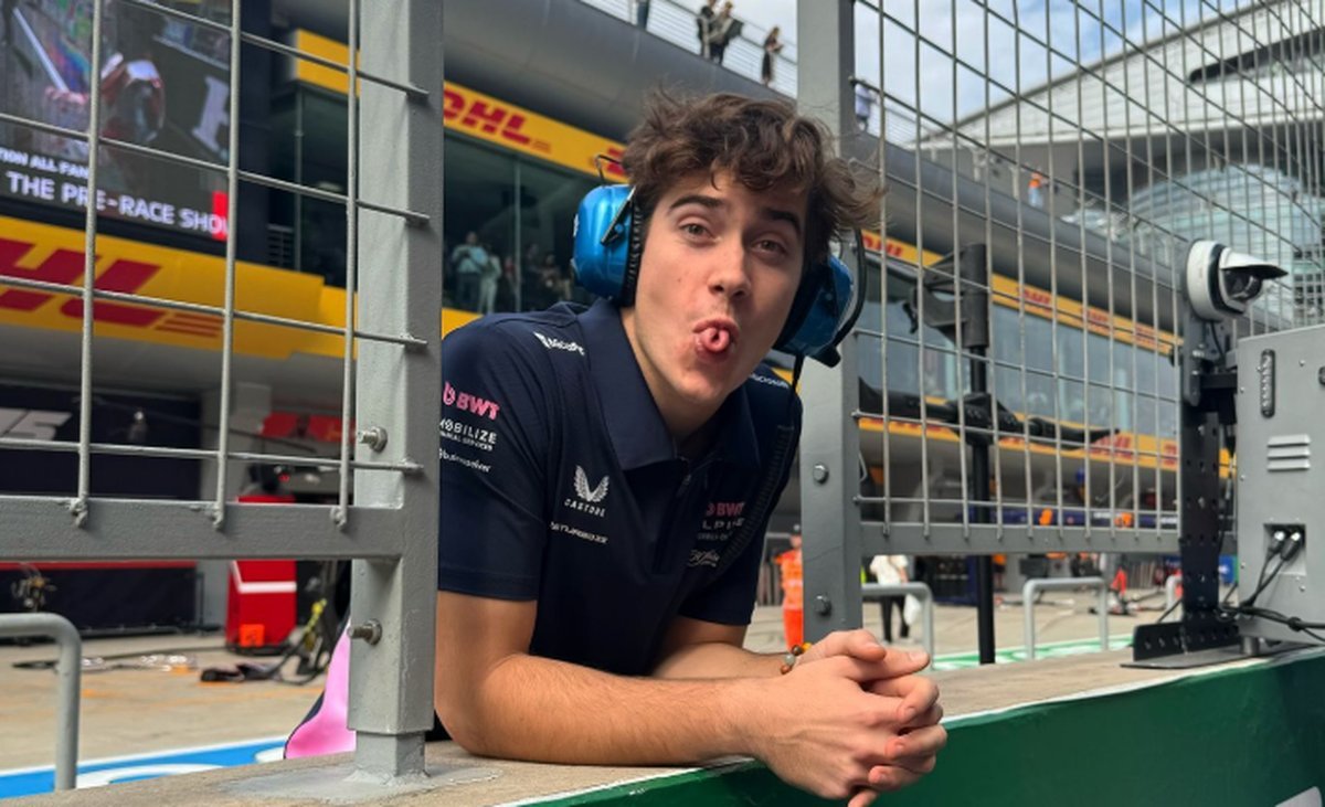 Franco Colapinto, piloto de la F&oacute;rmula 1. Foto: Captura Instagram @francolapinto.