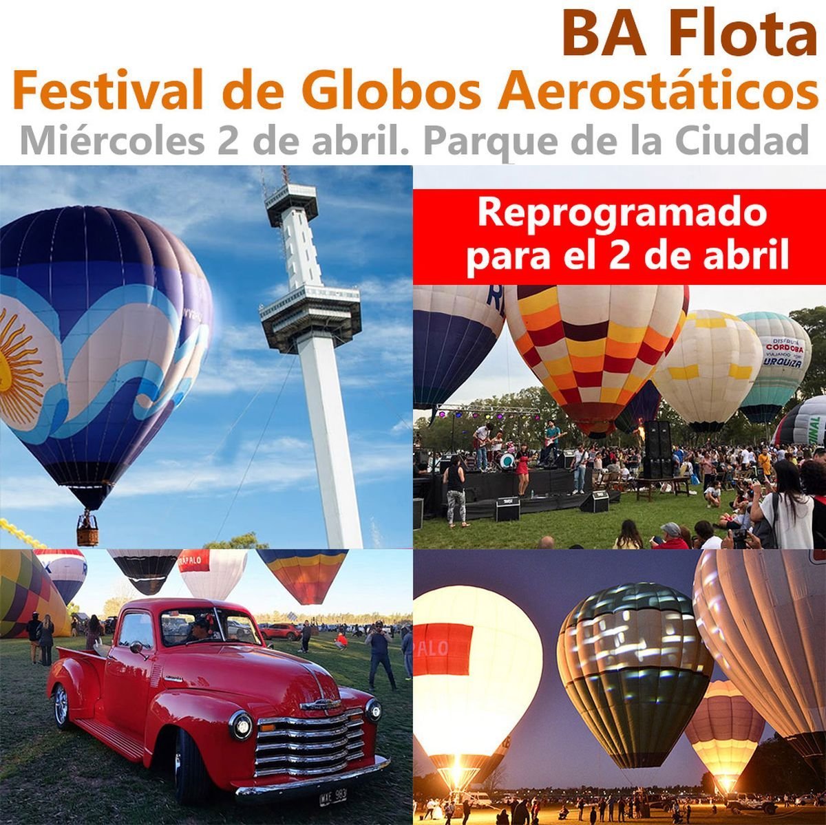 Cu&aacute;ndo y d&oacute;nde se realizar&aacute; el Buenos Aires Flota, el primer festival de globos aerost&aacute;ticos.