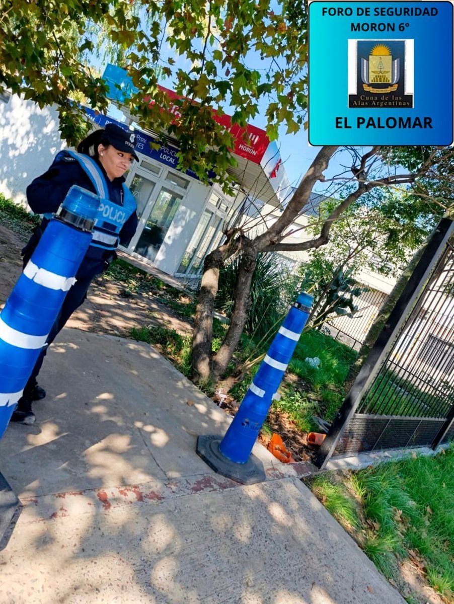La posta policial reactivada de Pino y Rosales en El Palomar.