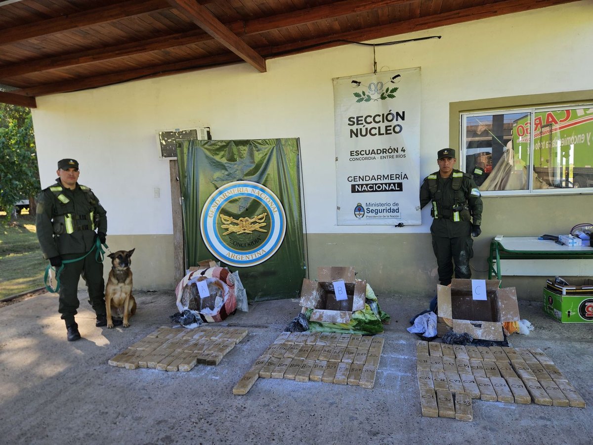 La marihuana que se dirig&iacute;a a Tres de Febrero.