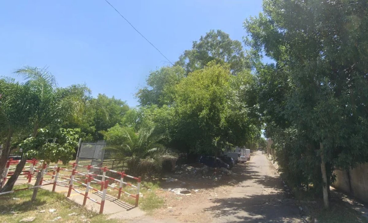 Inmediaciones donde encontraron el cuerpo en La Tablada.