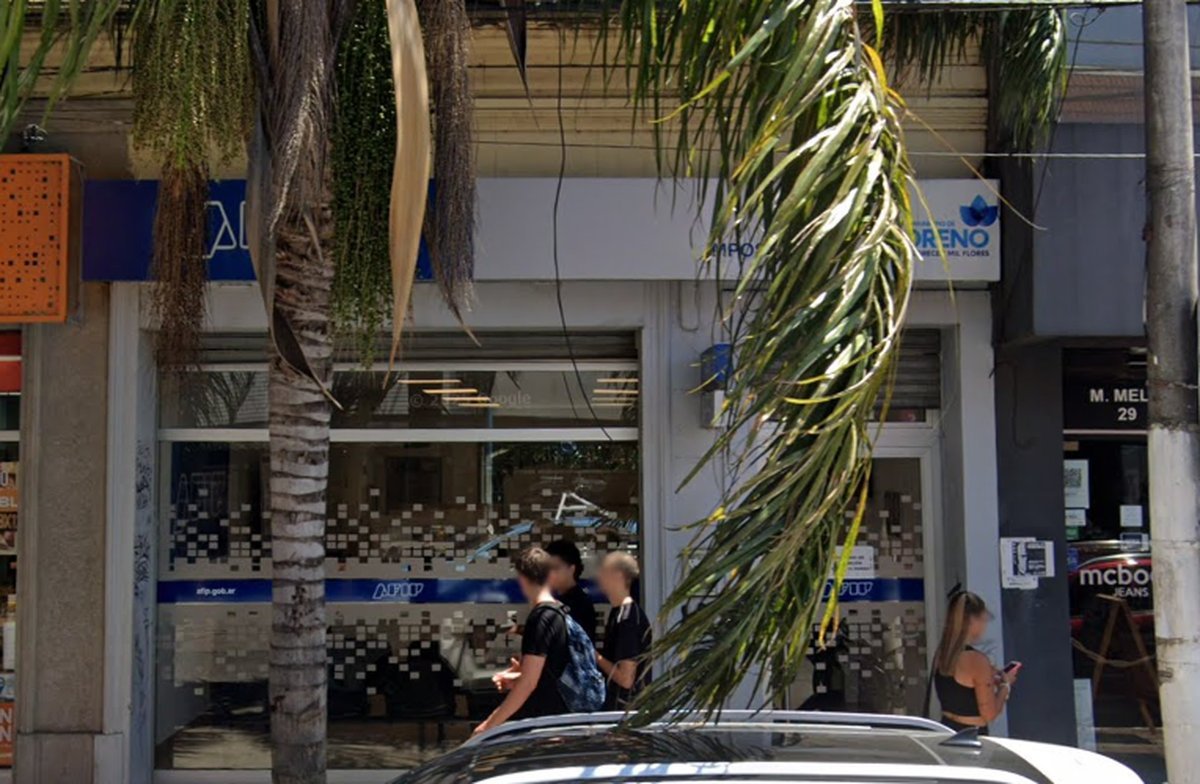 La oficina de la ex AFIP que cerr&oacute; sus puertas en Moreno centro.