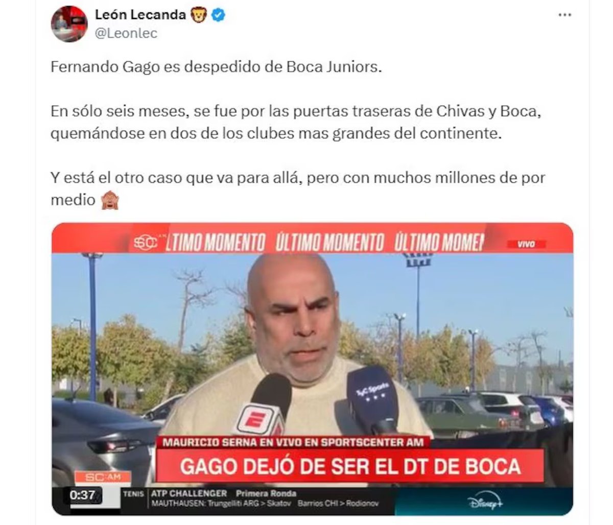 Los memes m&aacute;s virales en M&eacute;xico tras la salida de Fernando Gago en Boca Juniors. Foto: Captura.