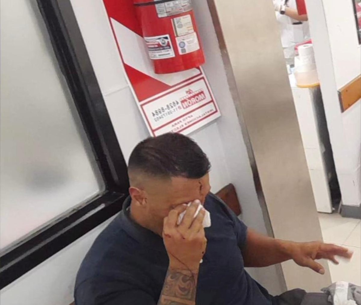 El chofer herido en la rotonda de Texalar en Mor&oacute;n