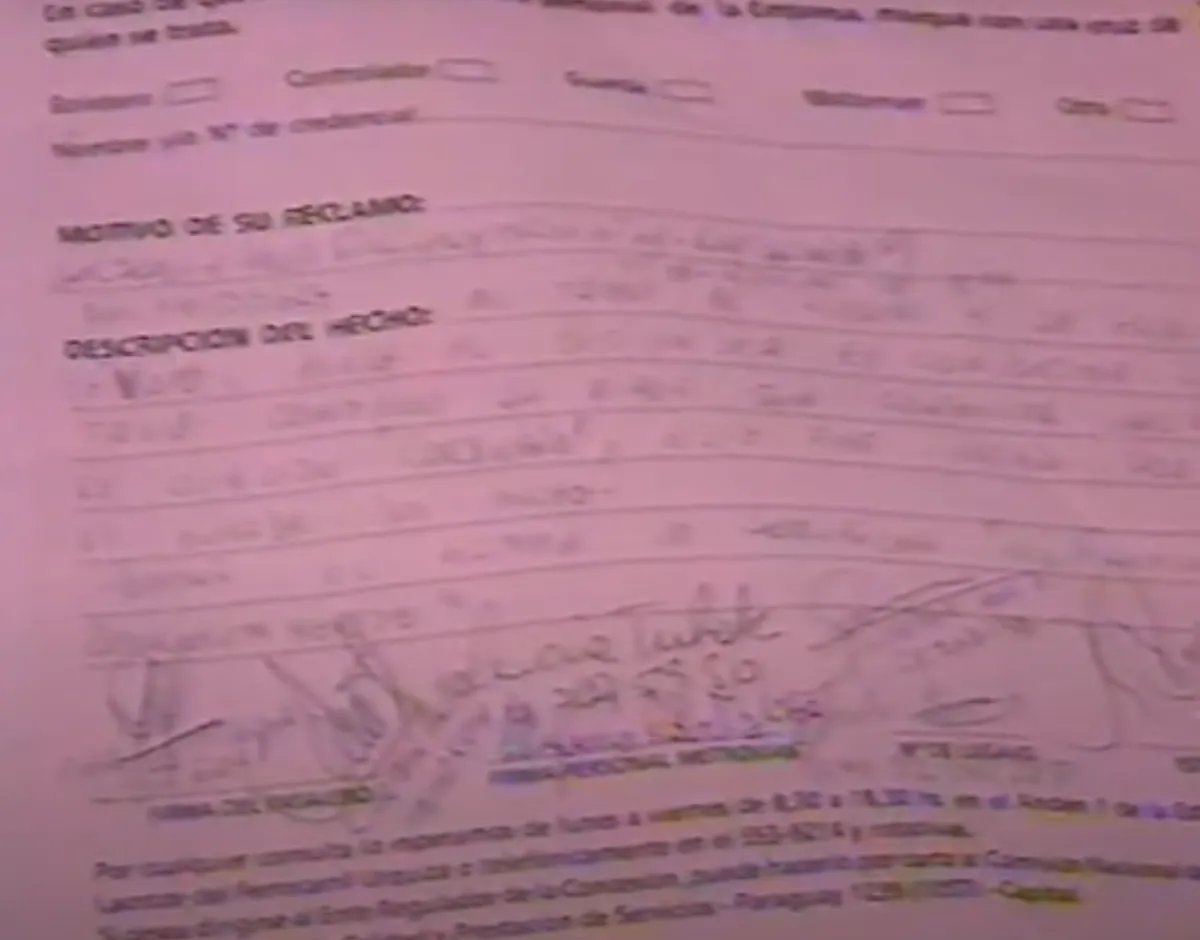 Una de las quejas de los usuarios del Tren Urquiza tras el incidente.