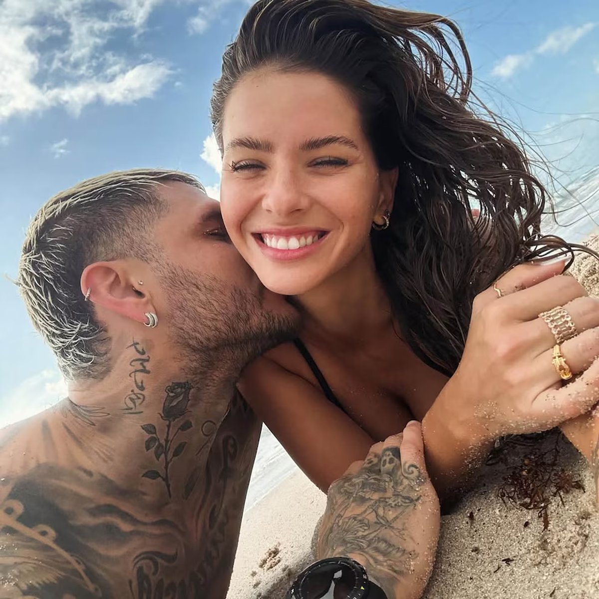 Las fotos m&aacute;s virales de La China Su&aacute;rez y Mauro Icardi que revolucionaron las redes. Foto: Captura Instagram @La China.