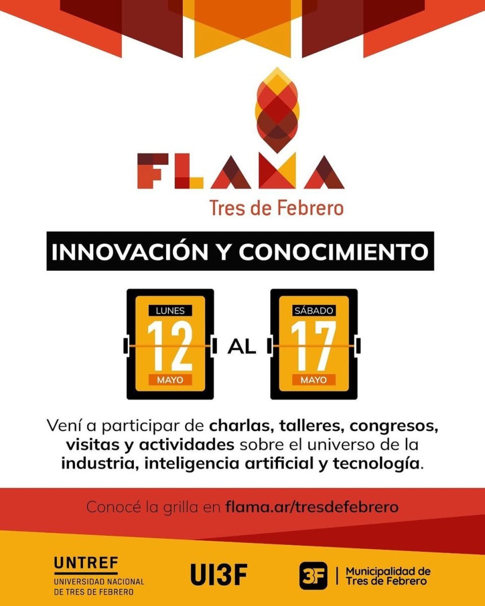 Se viene Flama a Tres de Febrero.