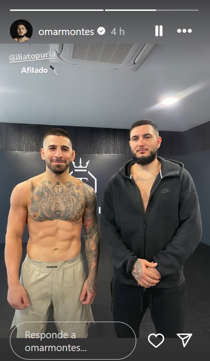 El impresionante cambio f&iacute;sico de Ilia Topuria, campe&oacute;n de UFC, para buscar su segundo cintur&oacute;n. Foto: Captura Instagram @omarmontes.